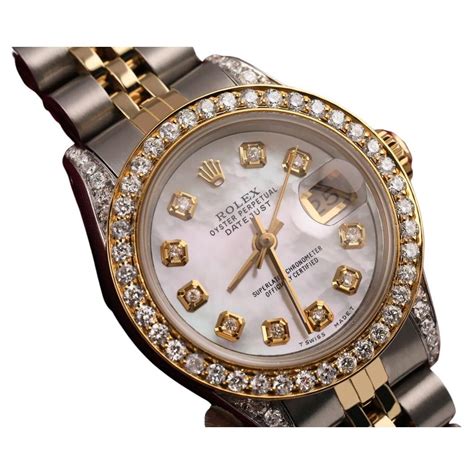 rolex pour femme avec diamant|Montre Rolex Lady.